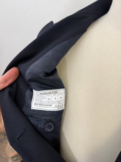 Vintage Italian Navy Double Breasted Jacket “M/L”