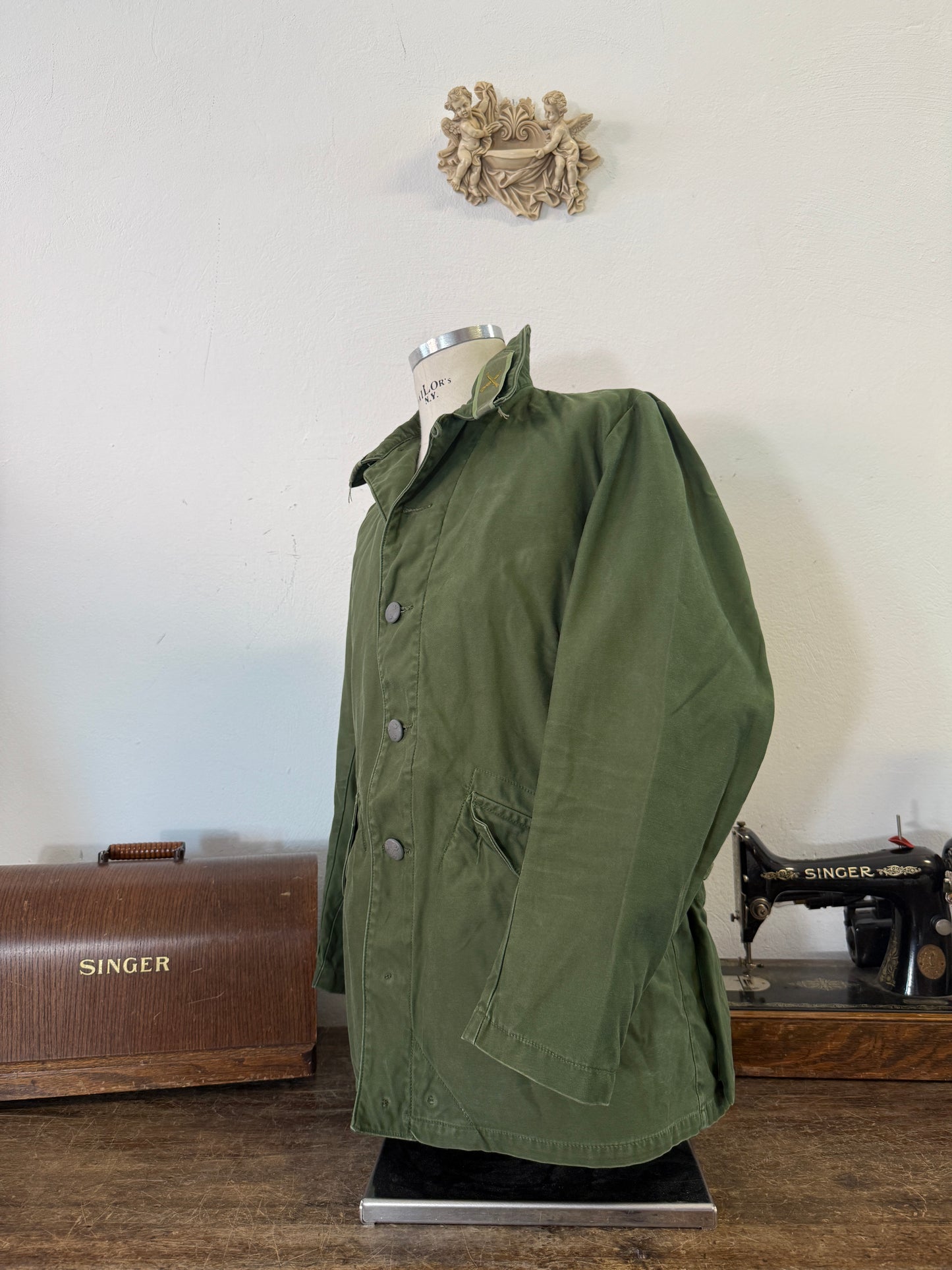Vintage 70’s Swedish Army Jacket “M”