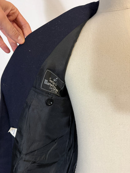 Vintage 90’s Italian Navy Double Breasted Jacket “M”