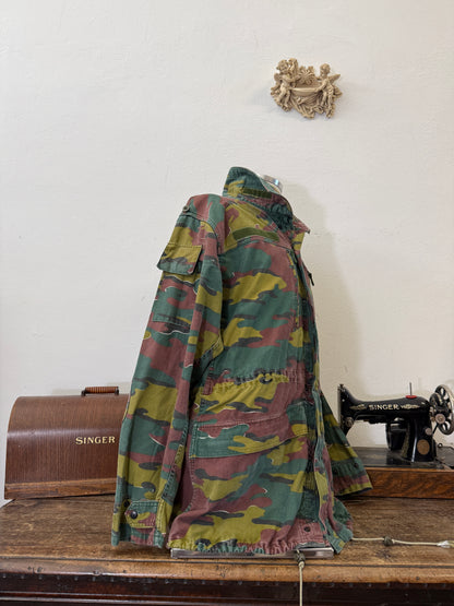 Vintage Belgian Army Camo Jacket “XXL”