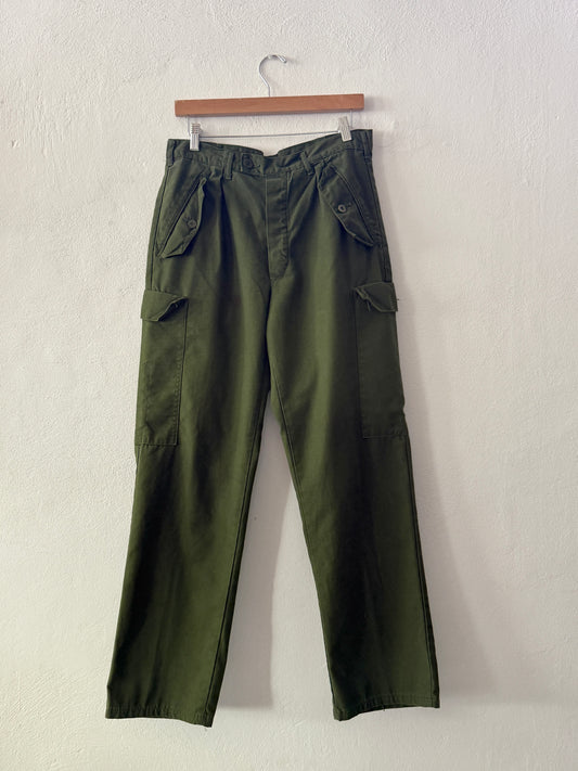 Vintage Swedish Army Fatigue Pants “W32”
