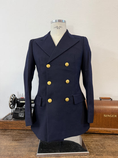 Vintage 00’s Italian Navy Double Breasted Jacket “S”