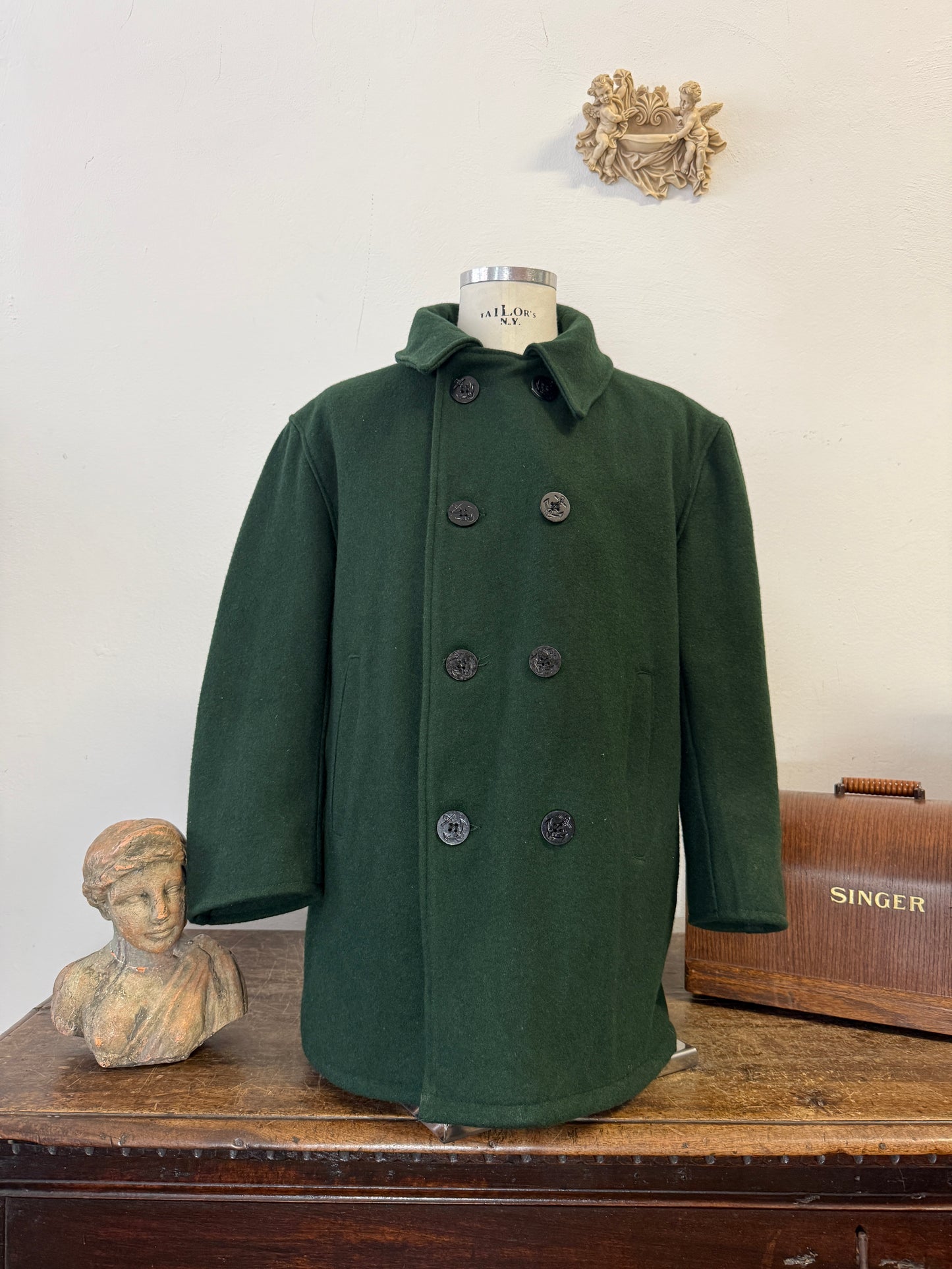 Vintage 90’s Peacoat Made in Usa “M/L”