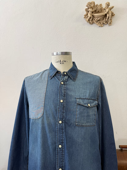 Western “Jeckerson” Denim Shirt - XS, S, M, L