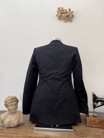 Vintage Italian Navy Double Breasted Jacket “S”