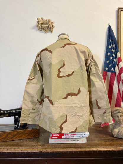 Deadstock BDU Camo Jacket Rip Stop US Army –  Faded “L/XL”