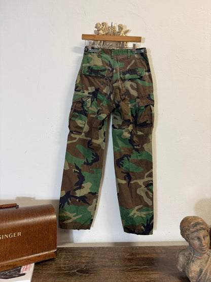 Vintage Woodland Camo Cargo Pants Us Army “W29”