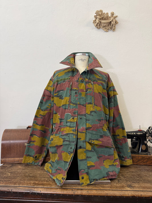 Vintage Belgian Army Camo Jacket “XL”