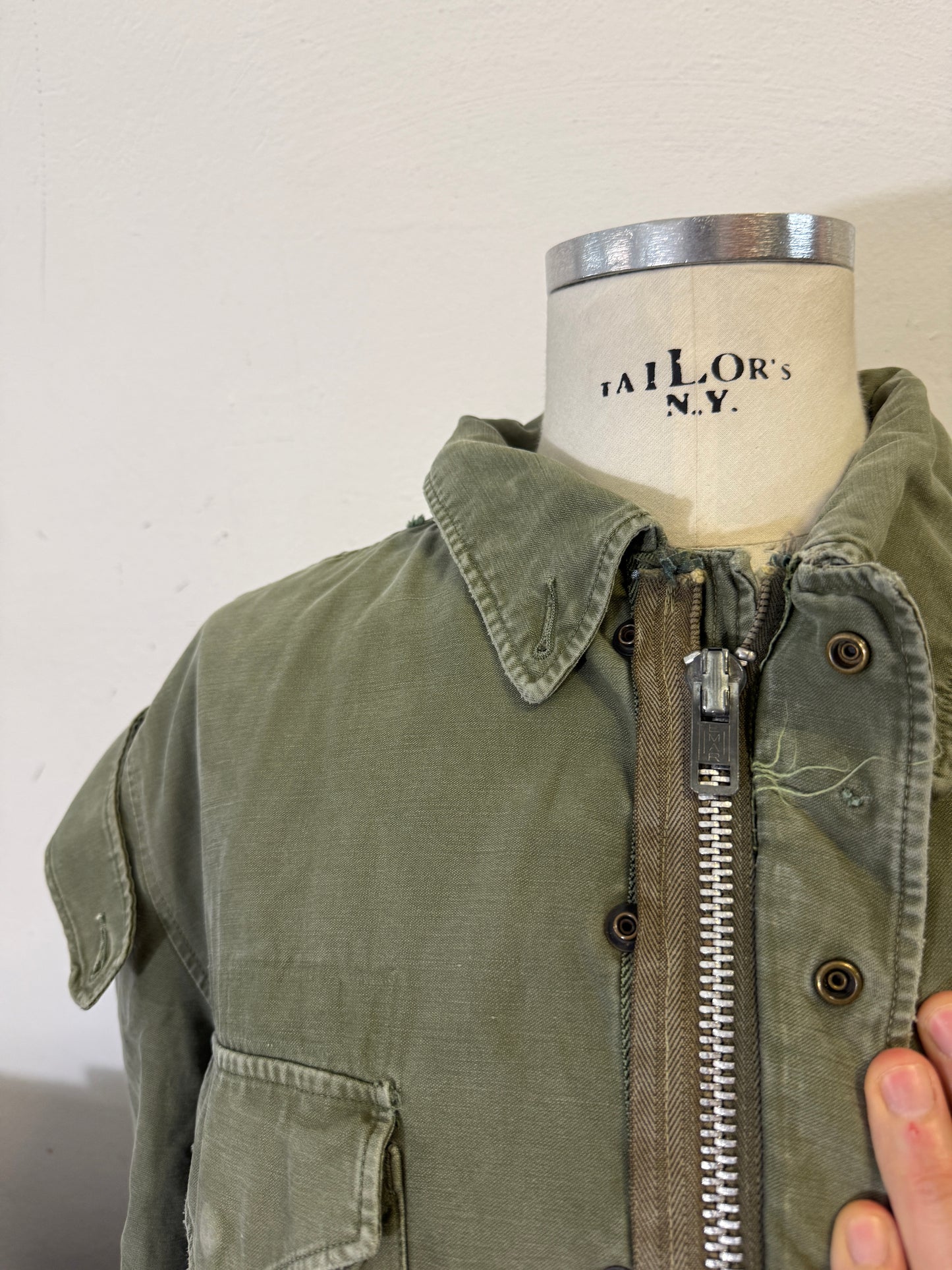 Distressed Vintage Field Jacket M51 US Army “L/XL”