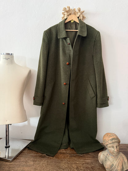 Vintage 80’s Loden Coat “XL”