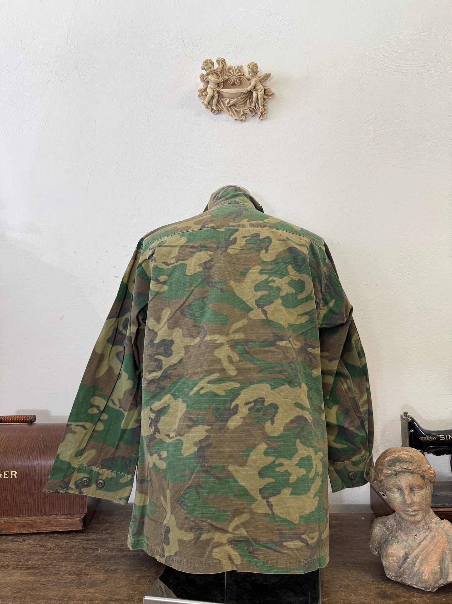 Vintage 70’s Ripstop Jungle Jacket ERDL USMC “M”