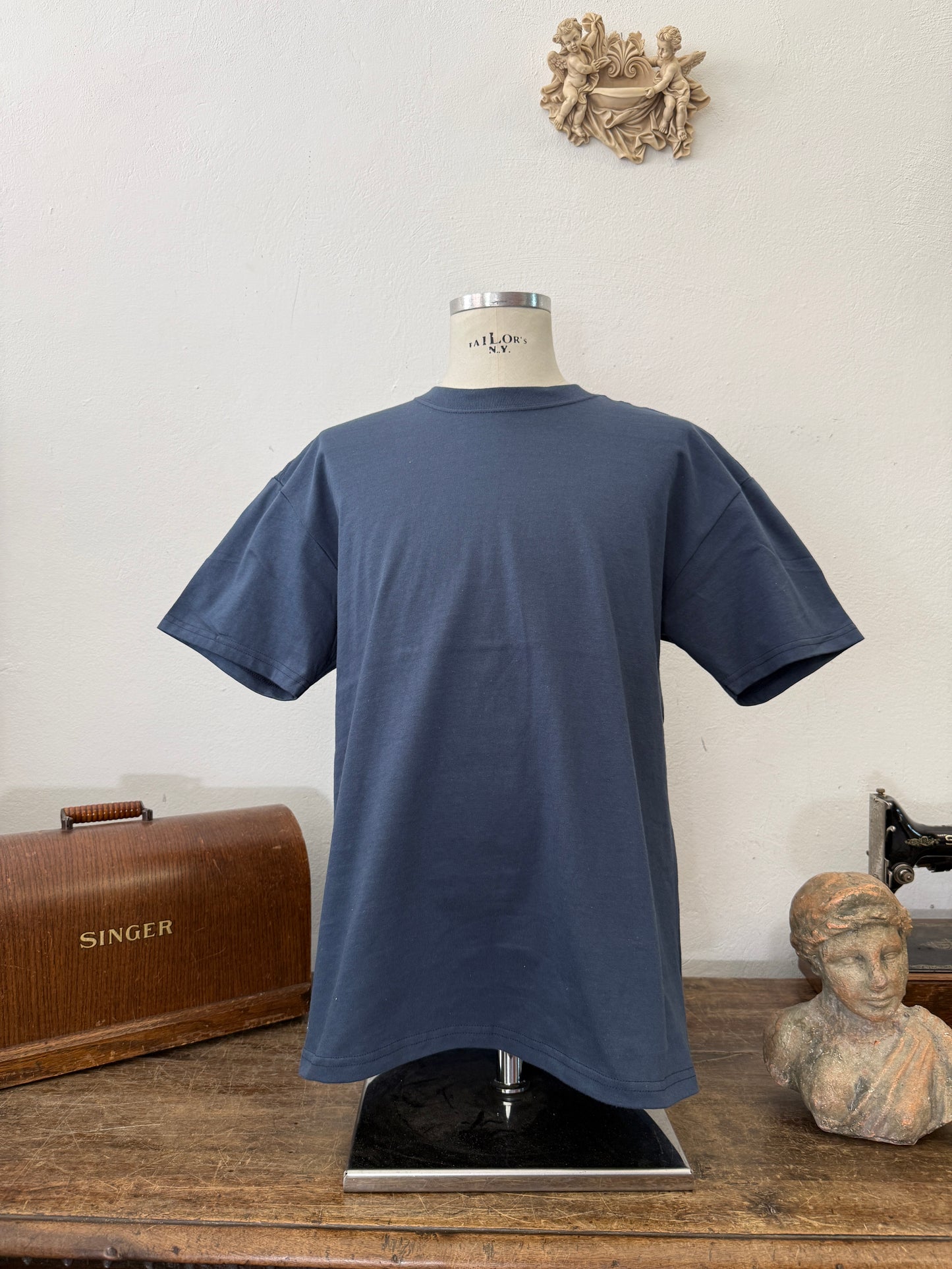 Blue T-Shirt with US Cotton - Mister Archive®
