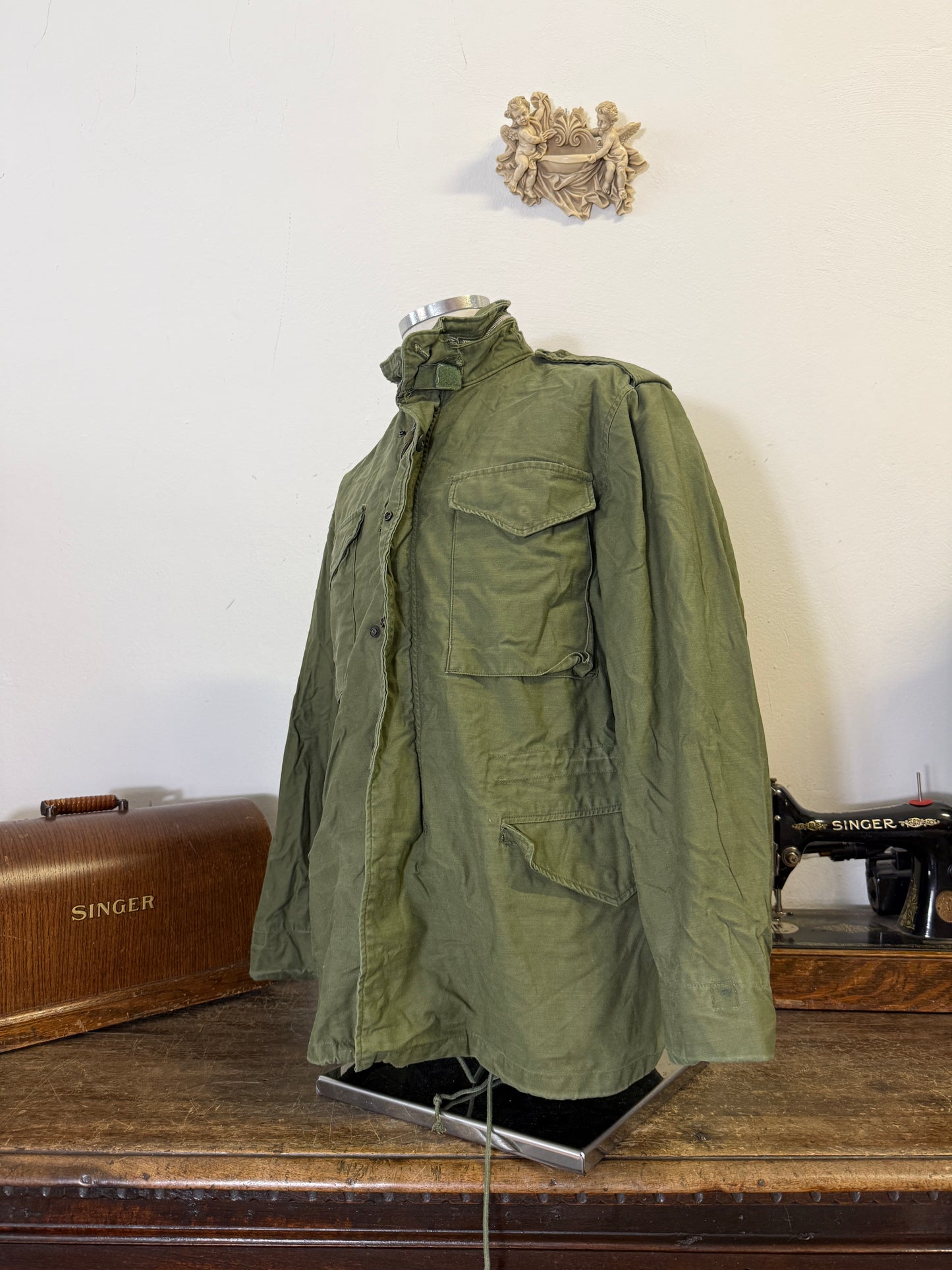 Vintage Field Jacket M65 Us Army “L”