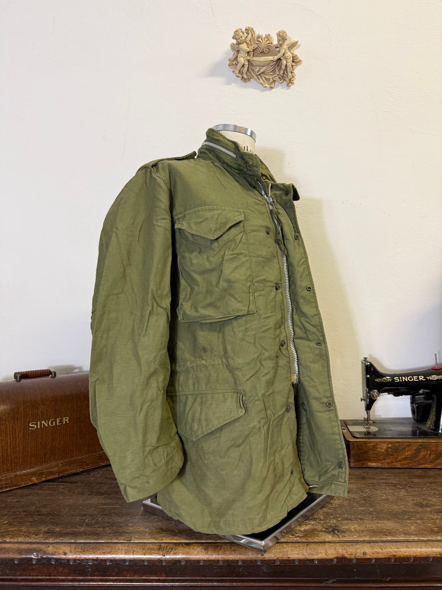 Vintage Field Jacket M65 Us Army “L”