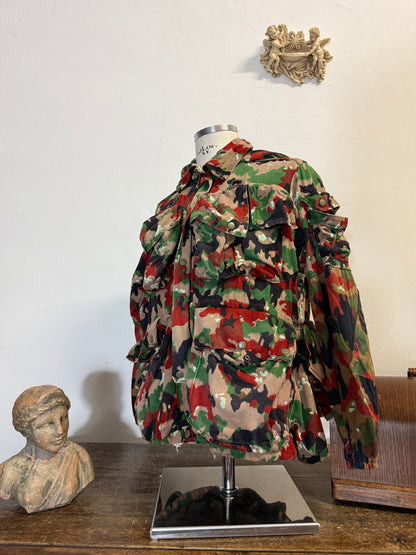 Vintage Swiss Army Camo Jacket M70 “L”
