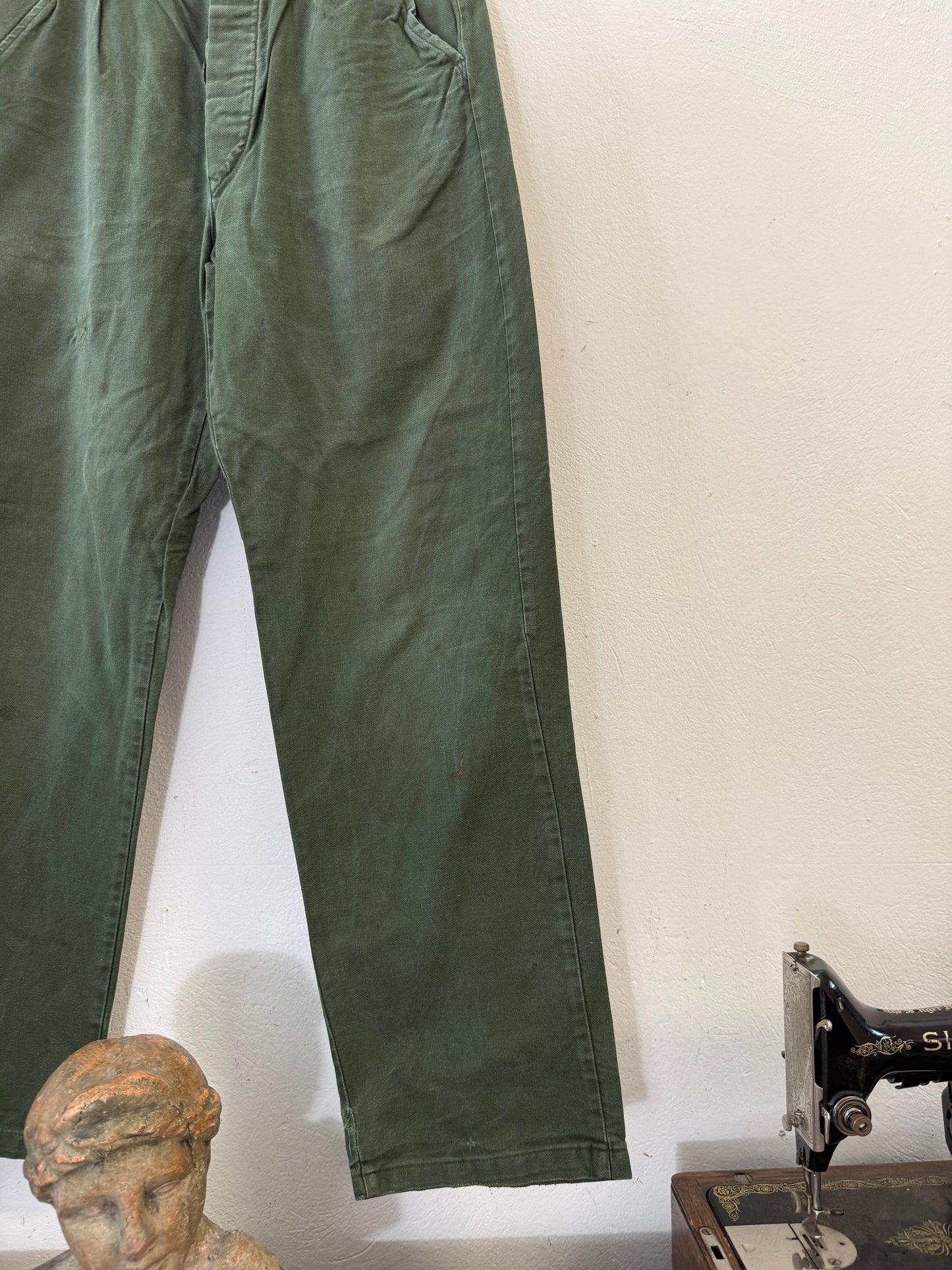 Vintage Swedish Army Fatigue Pants “W32”
