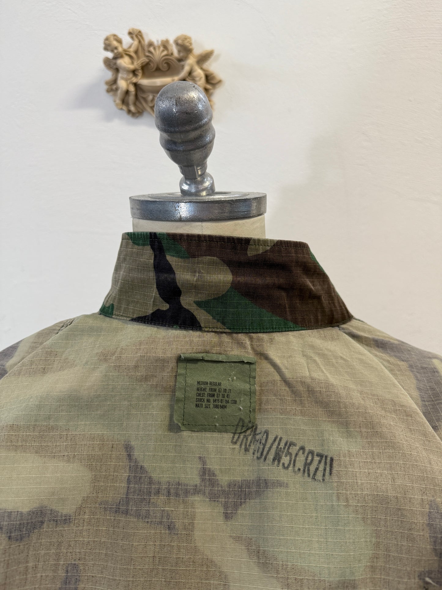 Vintage Woodland Jacket Rip Stop Us Army “L”