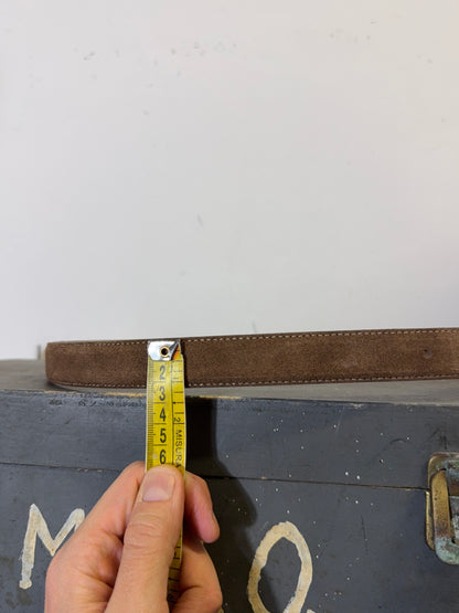 Padded Suede Belt – Mancini 1979 x Mister Archive®