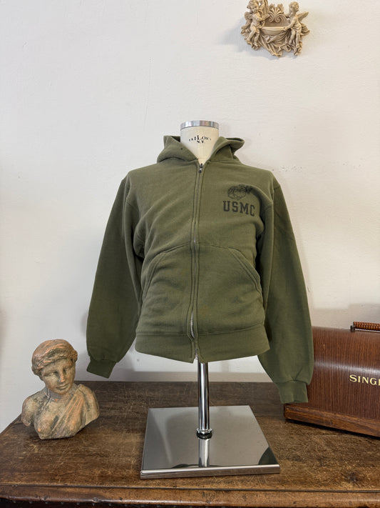 Vintage USMC Full-Zip Hoodie “S”