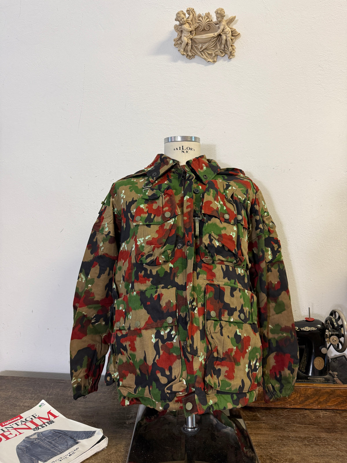 Vintage Swiss Army Camo Jacket M70 “L”