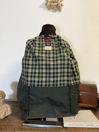 Vintage 80s/90s waxed jacket made in England “L”
