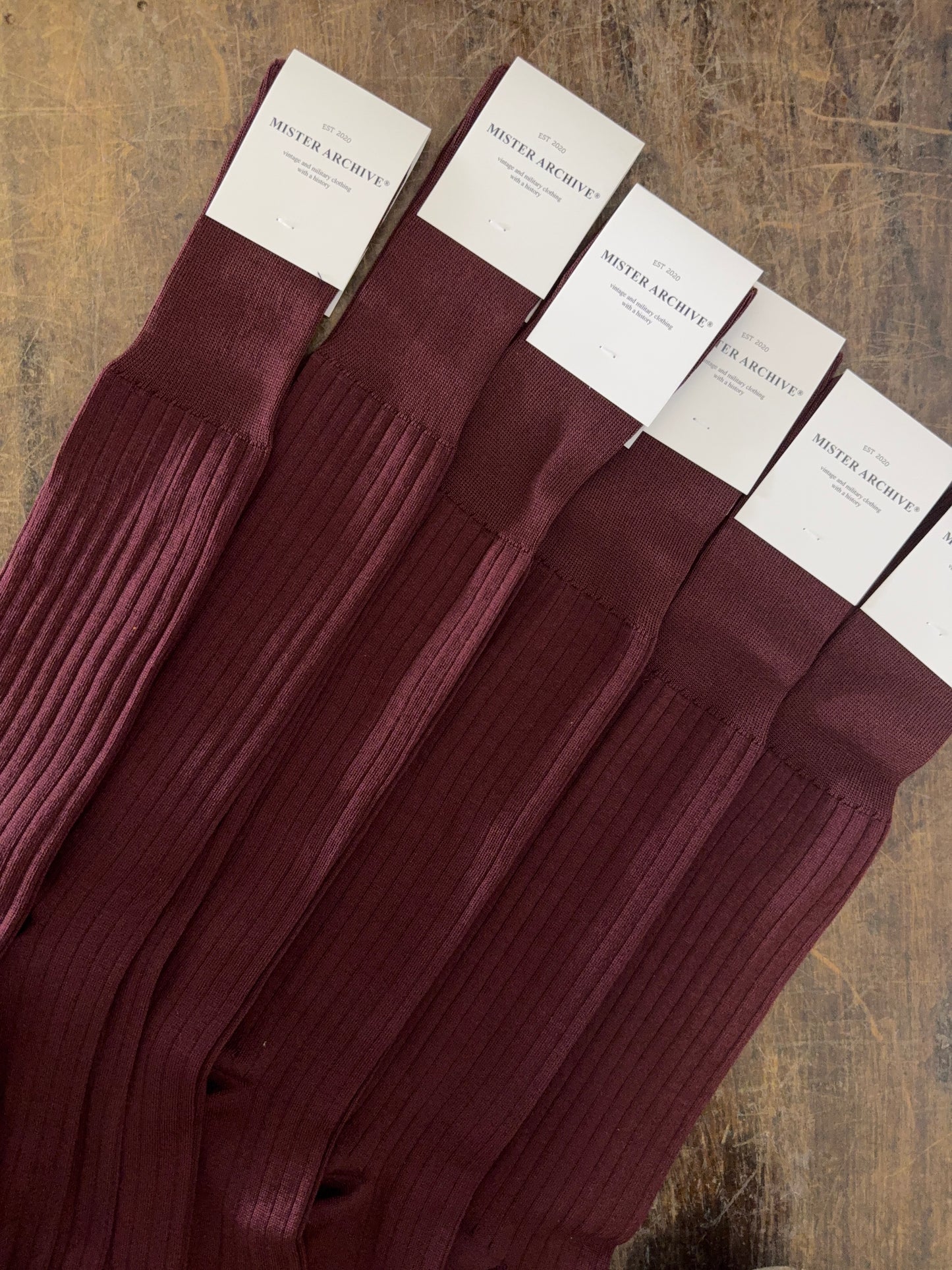 Bordeaux Sock - Mister Archive®