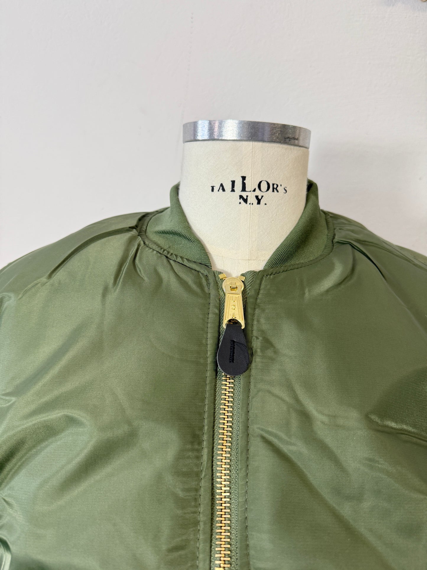 Olive Bomber Jacket MA1