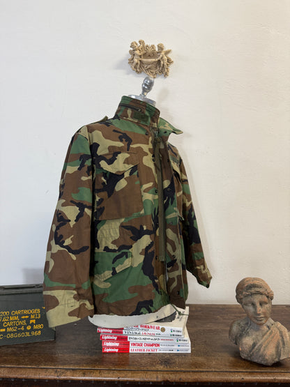 Vintage Woodland Field Jacket M65 Us Army “M”