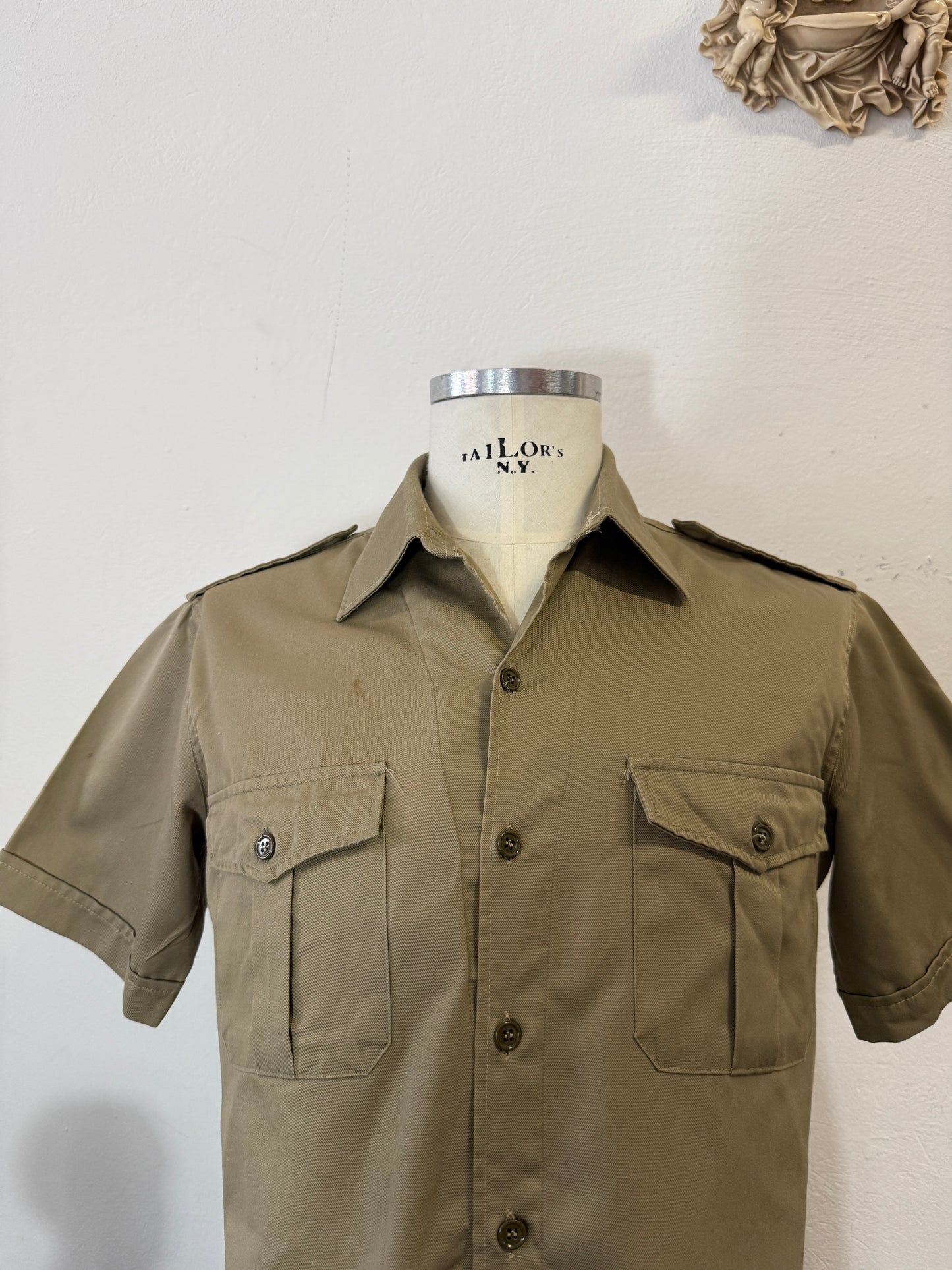 Vintage 80’s Italian Army Shirt “S/M”