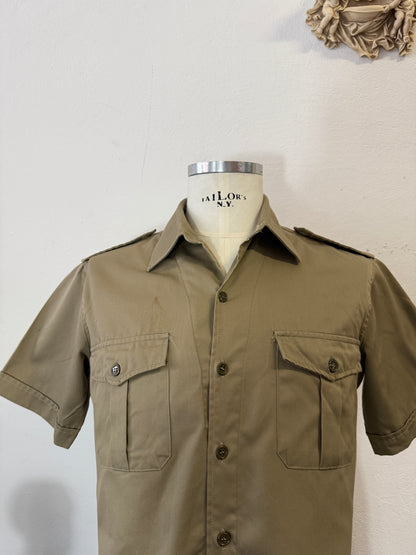 Vintage 80’s Italian Army Shirt “S/M”