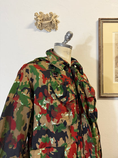 Vintage Swiss Army Camo Jacket M70 “L/XL”