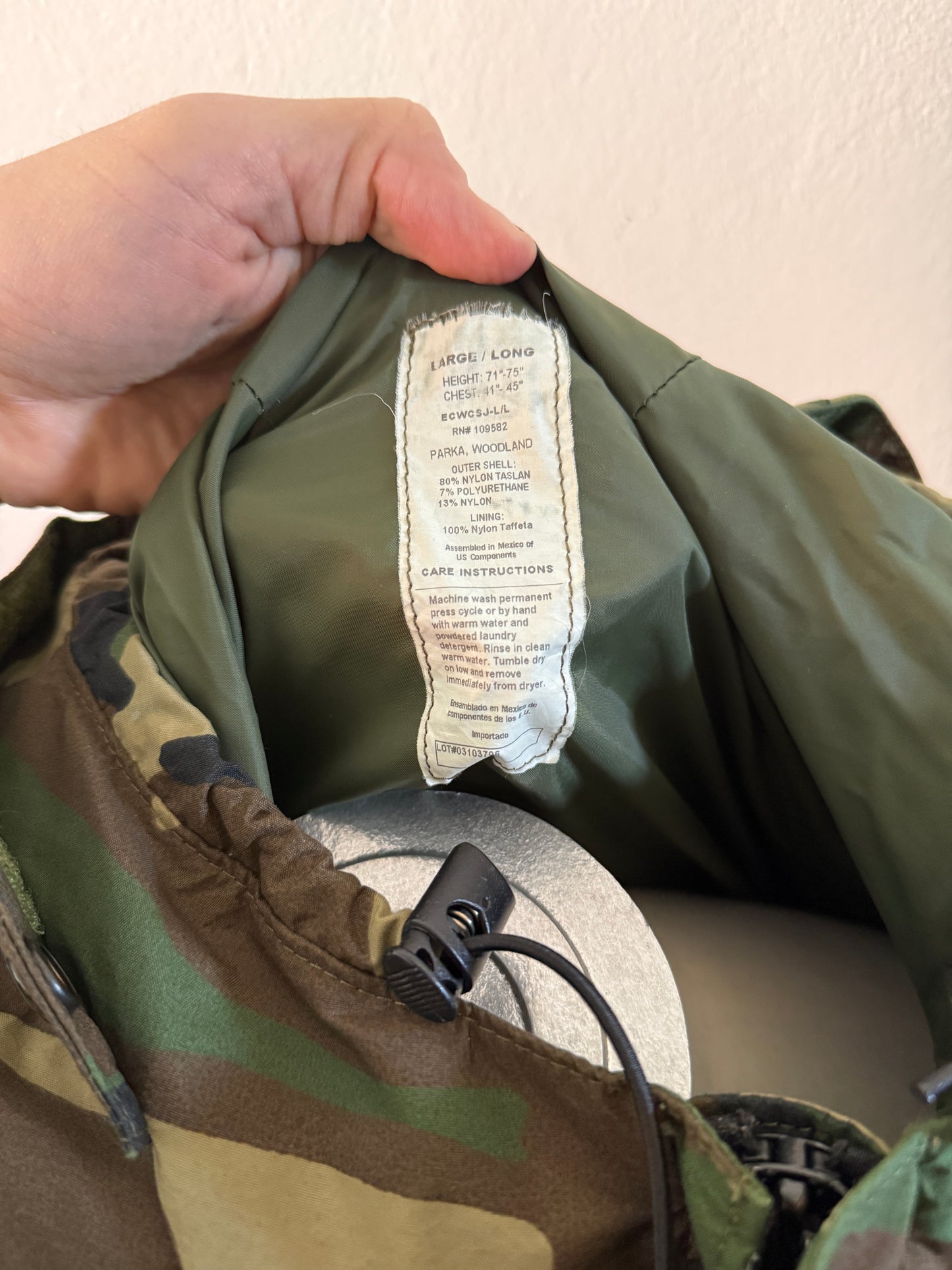 Vintage Us Army Camo Jacket “L/XL”