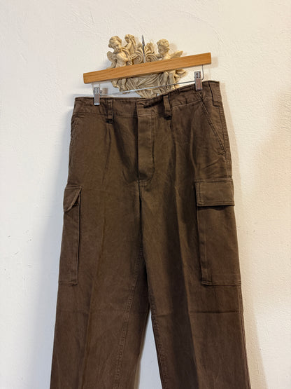 Vintage 80’s German Army Moleskin Cargo Pants “W33”