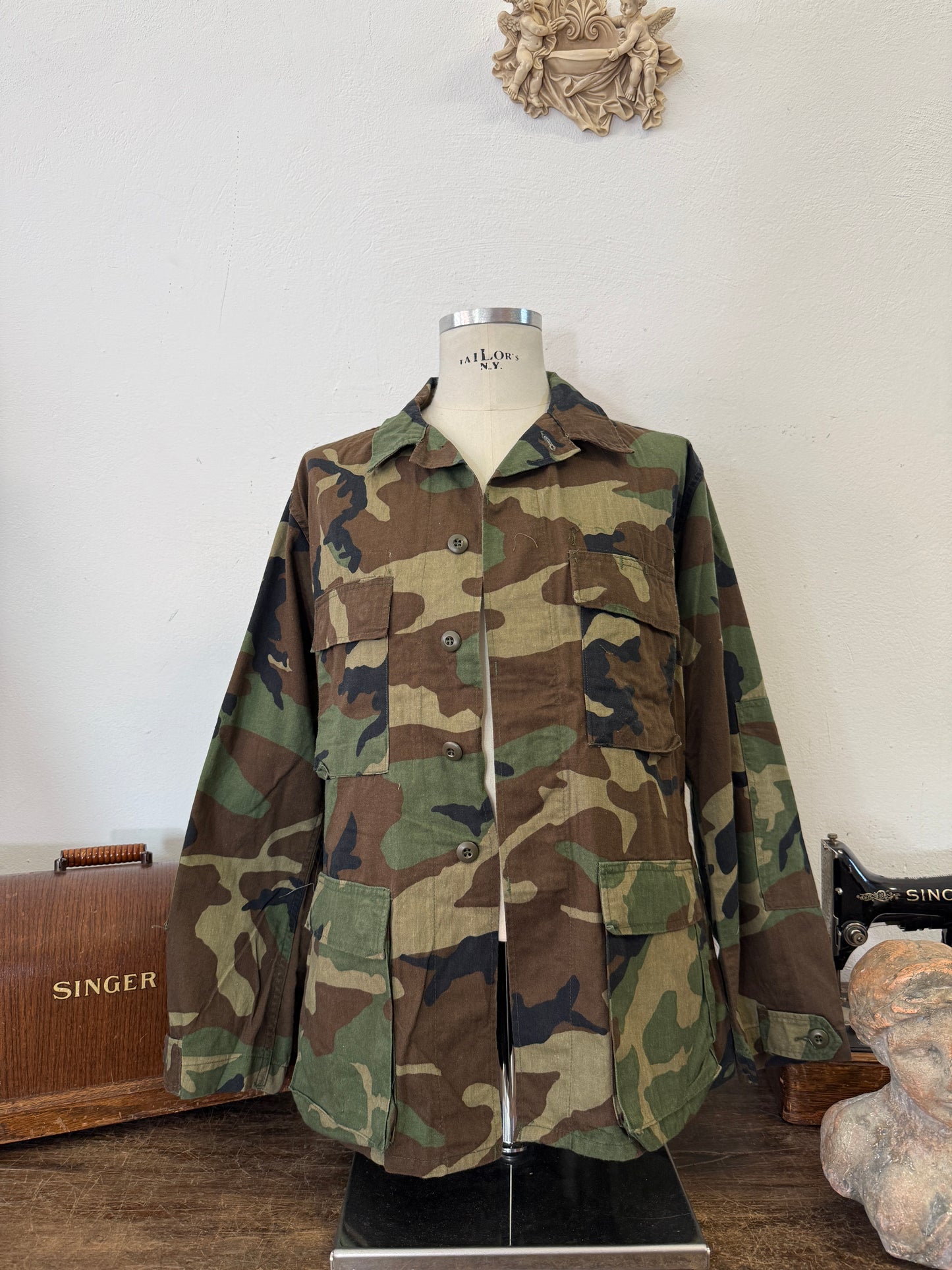 Vintage Woodland Us Army Jacket “L”
