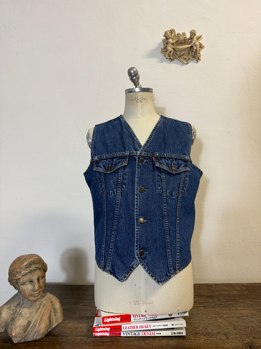 Rework Levi’s Vest Orange Tab “M”