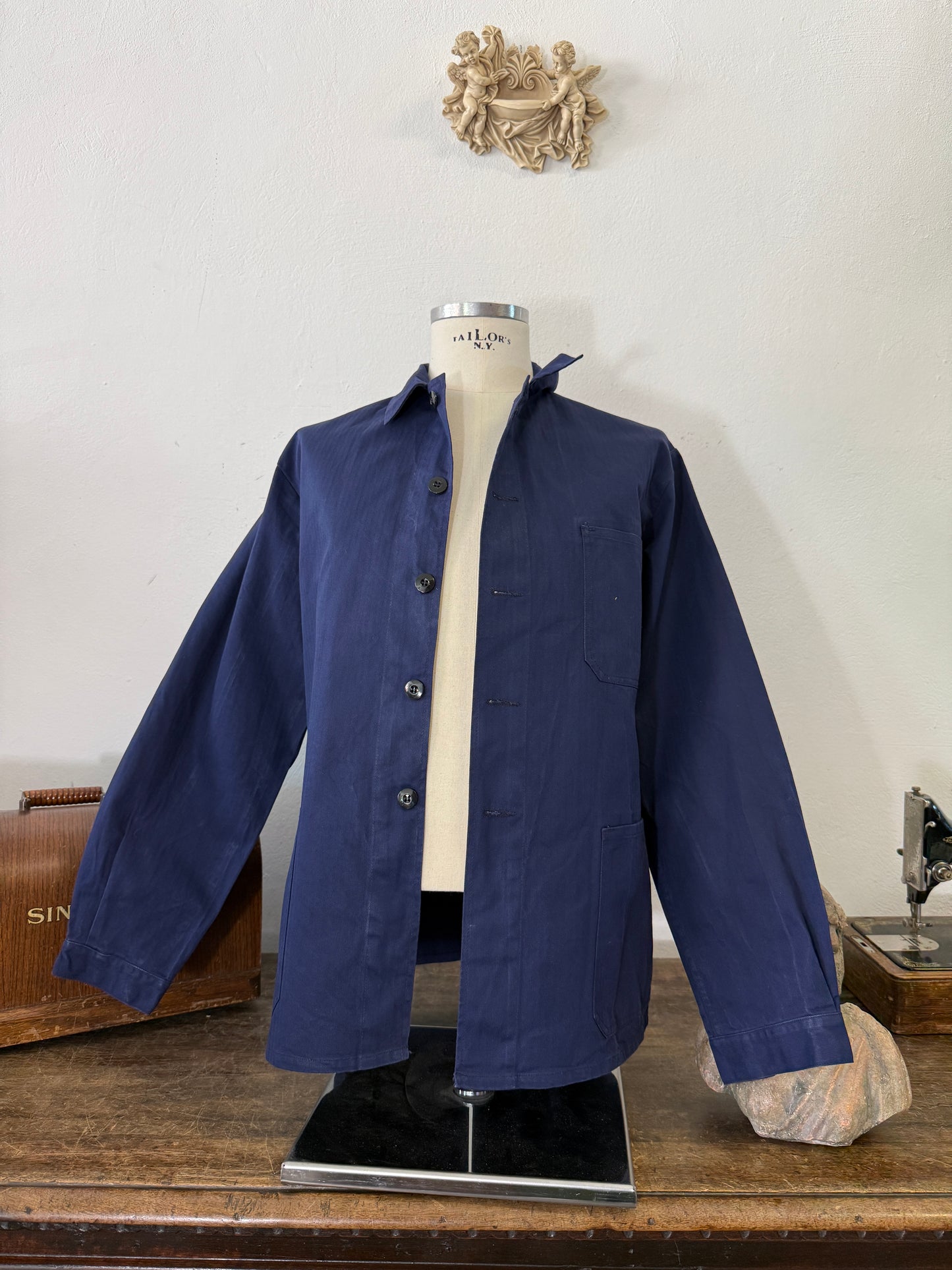 Vintage 90’s German Army Work Jacket HBT “L”