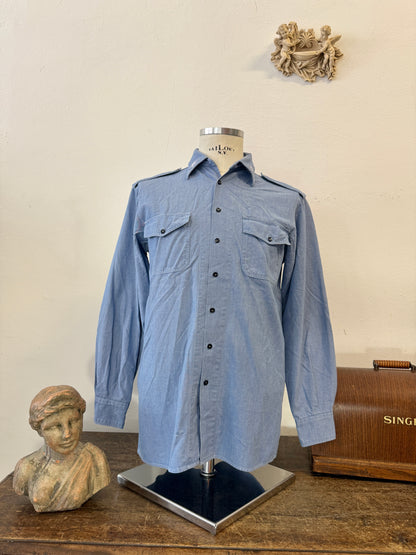 Vintage 90’s Italian Navy Shirt “M”