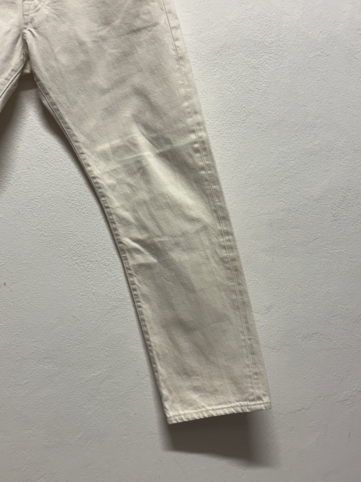 Selvedge Trousers in Japanese Ecru Fabric “W34”