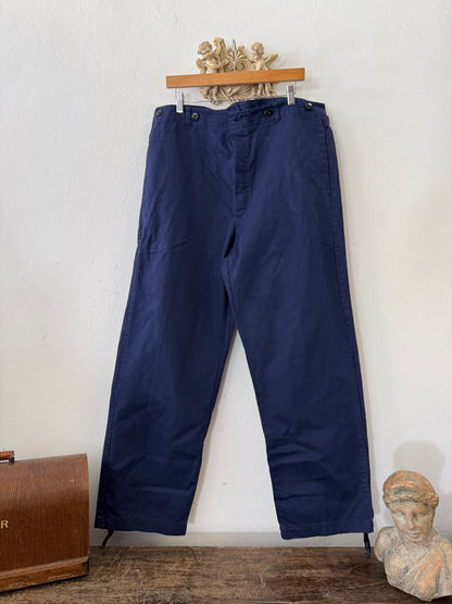 Vintage German Army Work Pants HBT “W38”