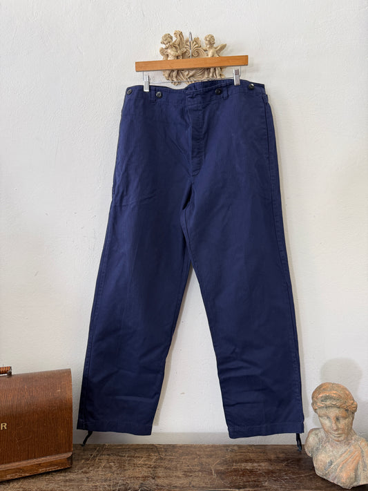 Vintage German Army Work Pants HBT “W38”