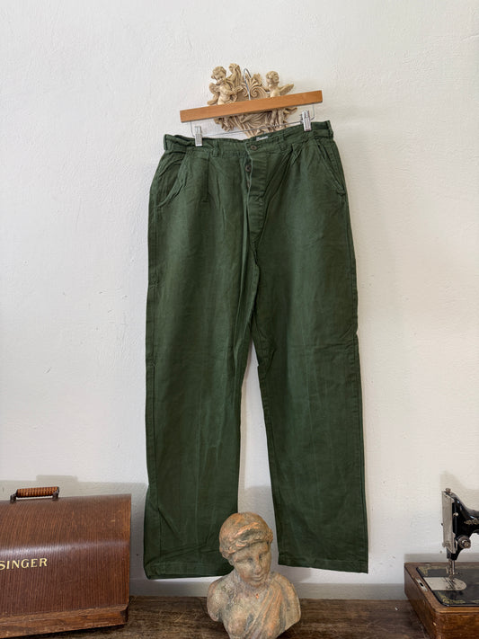 Vintage Swedish Army Fatigue Pants “W34”