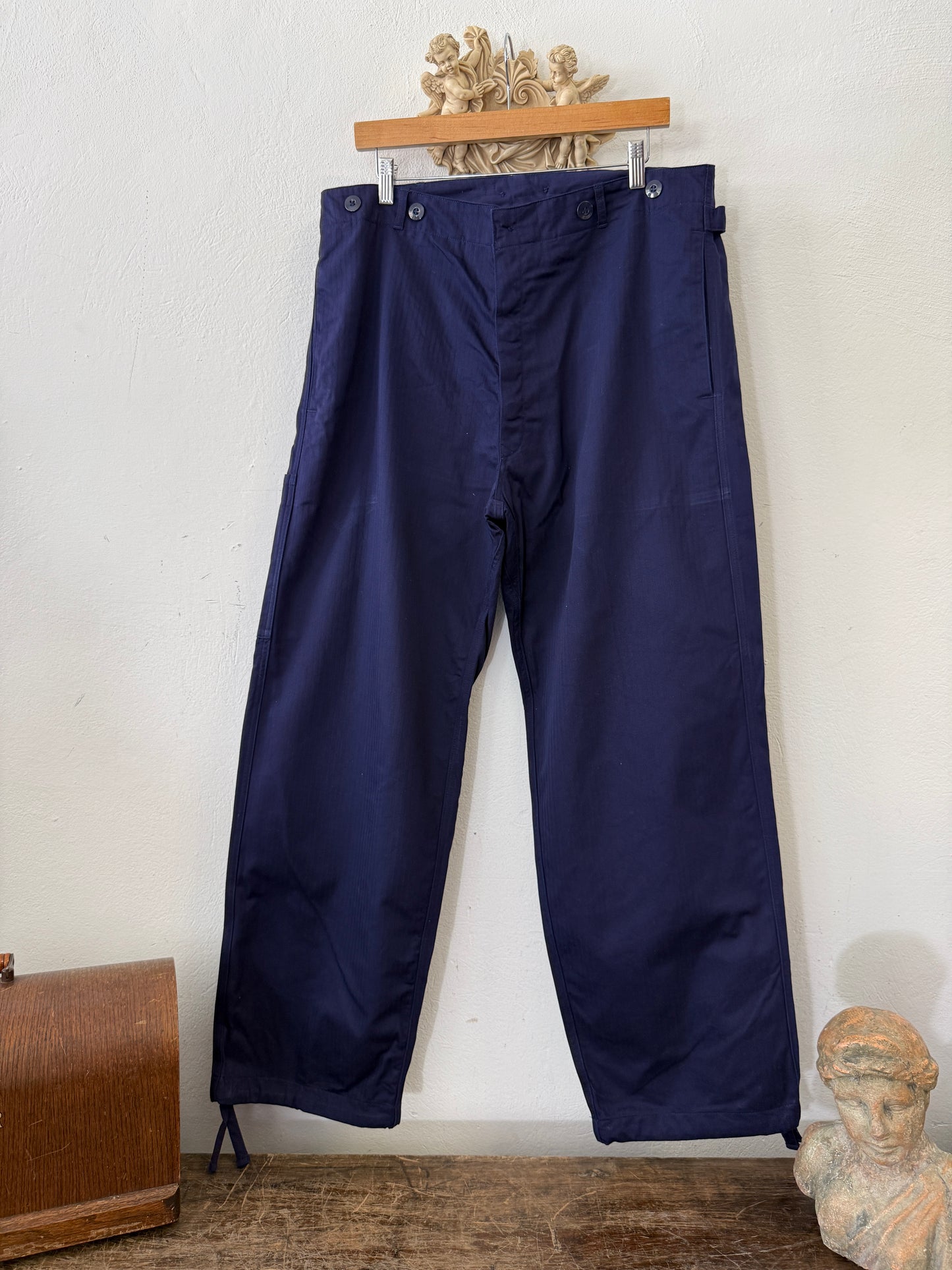 Vintage German Army Work Pants HBT “W36”