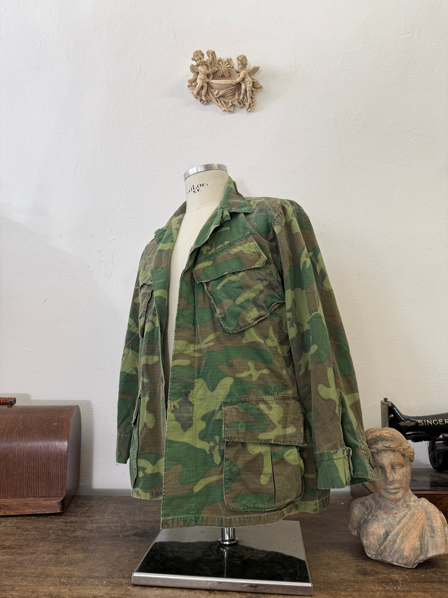 Vintage 60’s Ripstop Jungle Jacket ERDL Us Army “M”