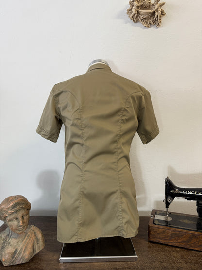 Vintage 80’s Italian Army Shirt “S/M”