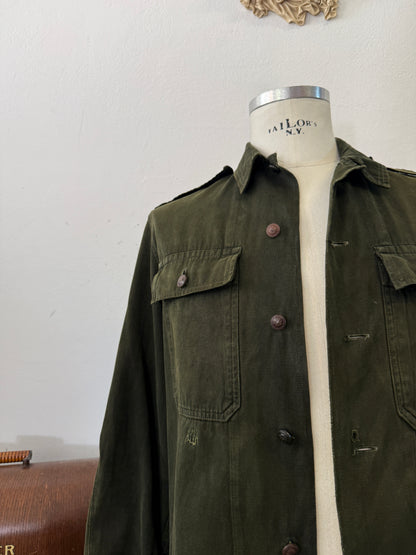 Vintage 80’s Faded Hungarian Army Shirt “S/M”