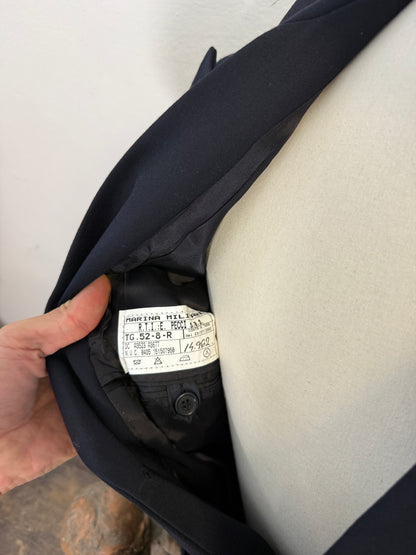 Vintage Italian Navy Double Breasted Jacket “M/L”