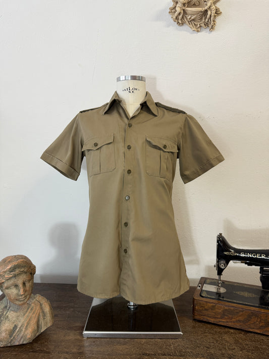 Vintage 80’s Italian Army Shirt “S/M”