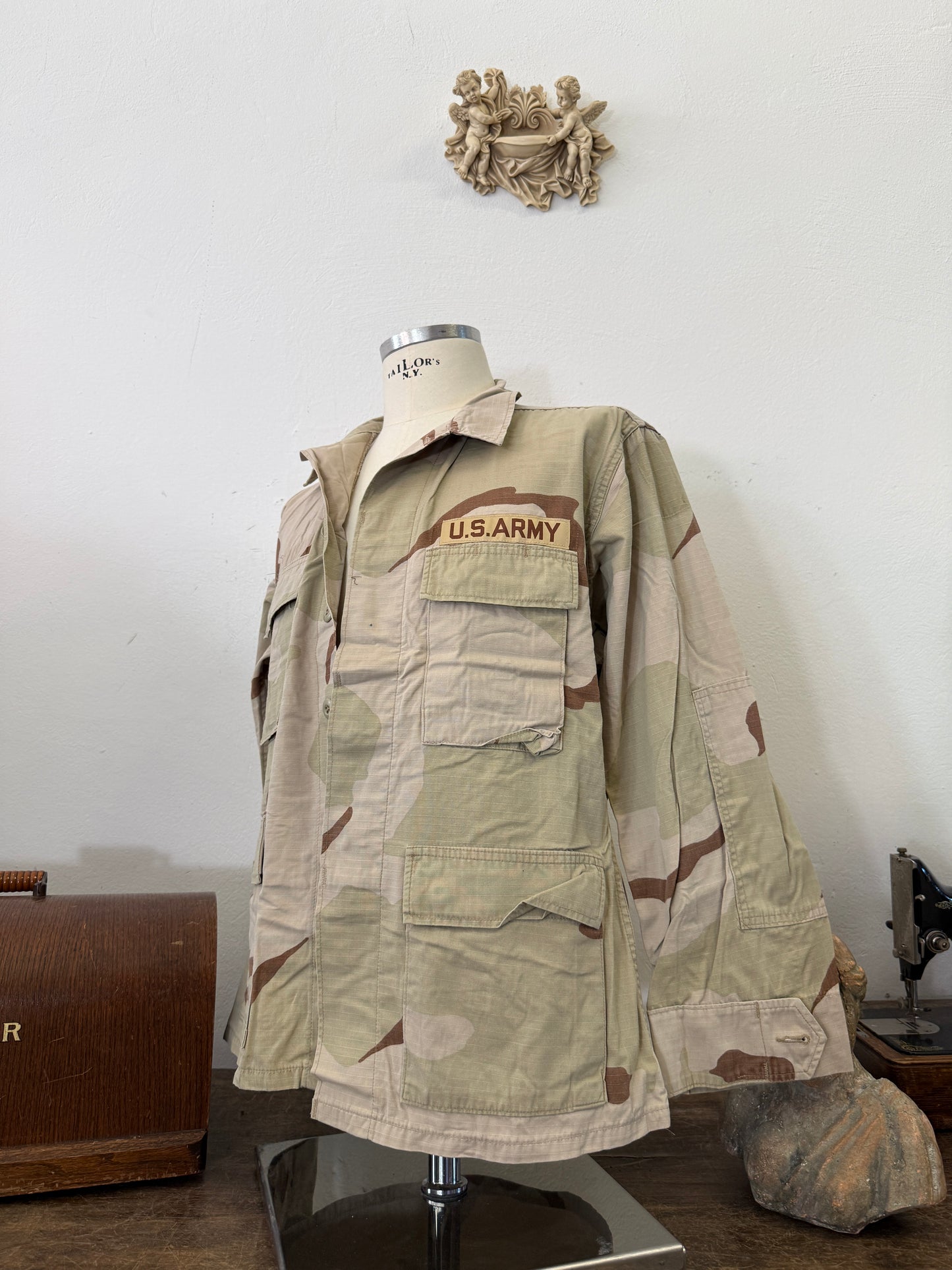 Vintage BDU Camo Jacket Ripstop US Army “M”