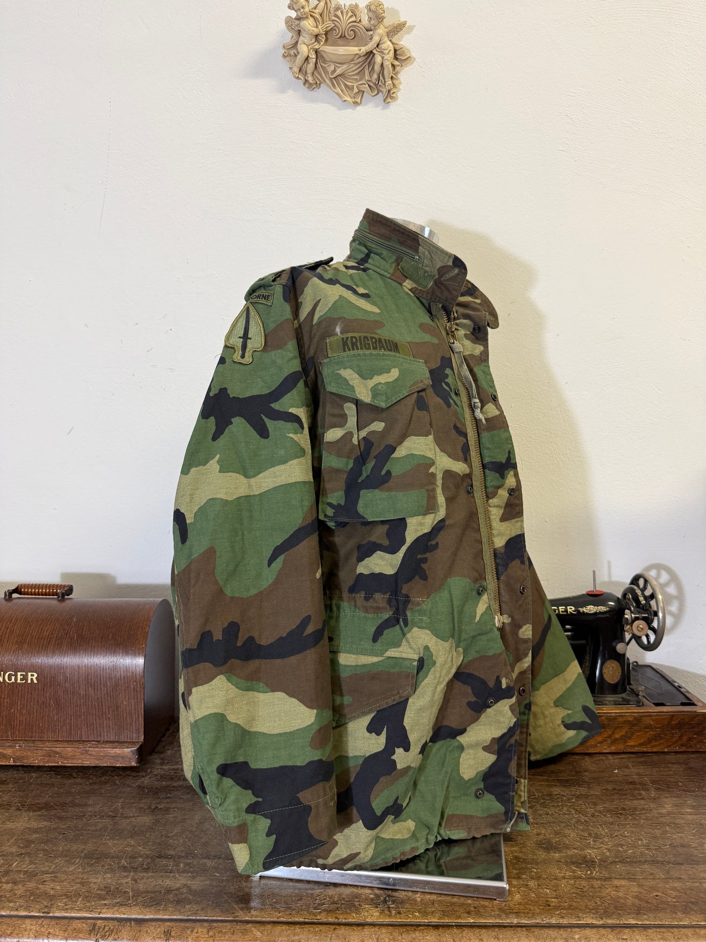 Vintage Woodland Field Jacket M65 Us Army “L/XL”