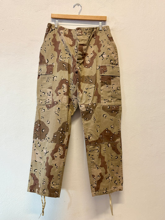 Vintage Desert Chocolate Cargo Pants Us Army “W34”